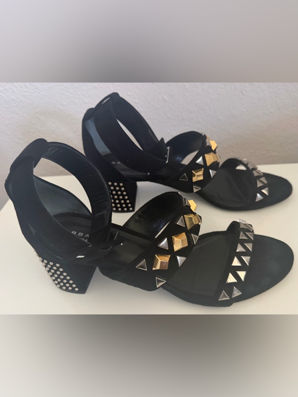 Barbara Bui Sandals Open toe Sz 38 Embellished